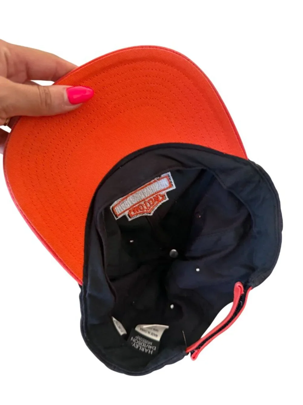 HARLEY DAVIDSON Kids One Size Logo Baseball Hat Cap